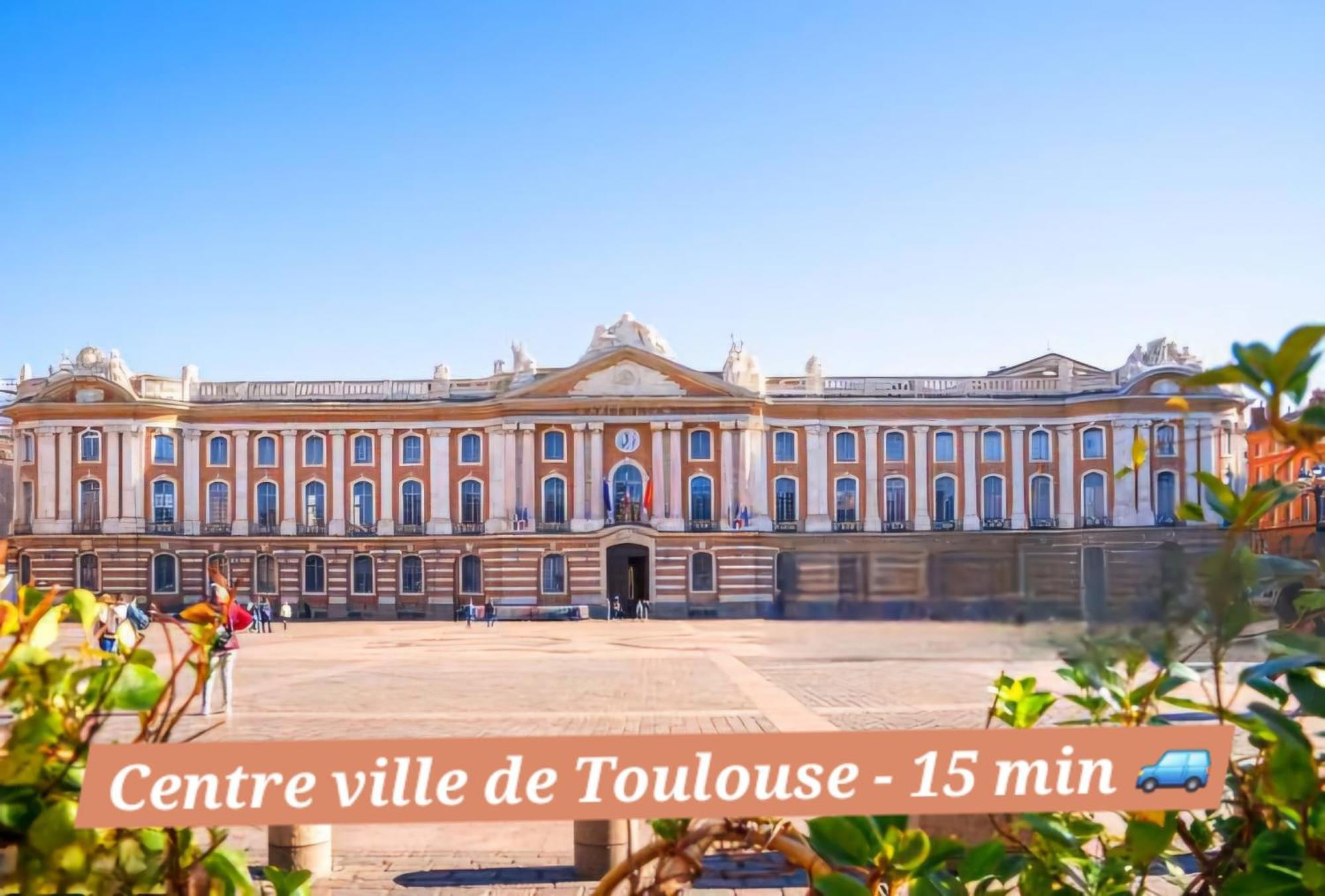 T2 Havre De Paix 2 A 4 P - Terrasse - Parking - Piscine - Salle Sport - Tennis Toulouse Buitenkant foto